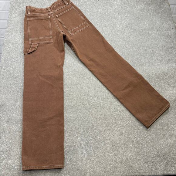 Brandy Melville John Galt EUC Crispina Carpenter Jeans Camel Brown Sz Sml Grunge - Picture 4 of 14